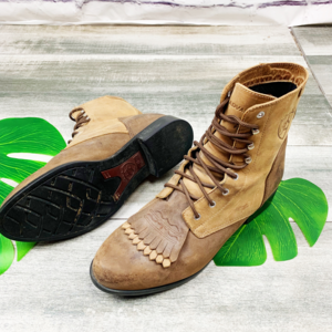 Ariat leather riding boots lace up